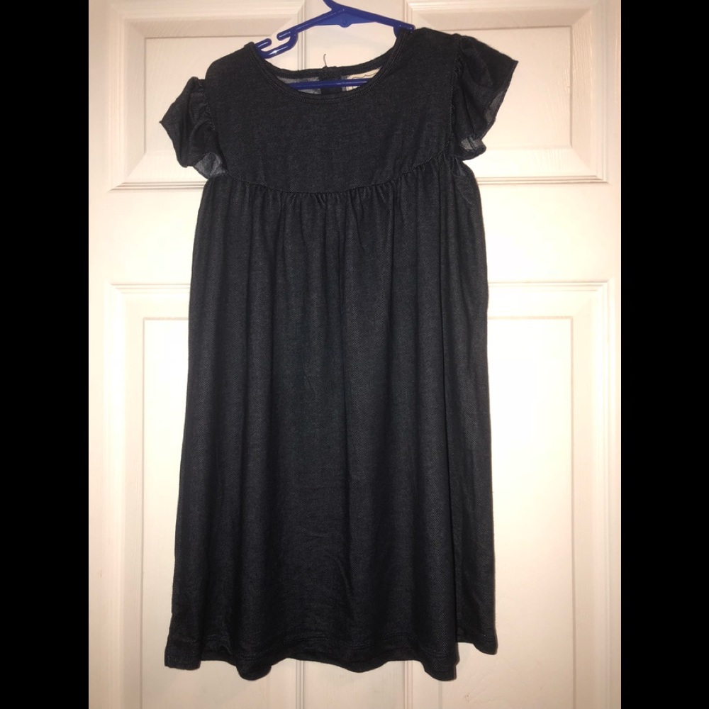 Denim soft cotton dress